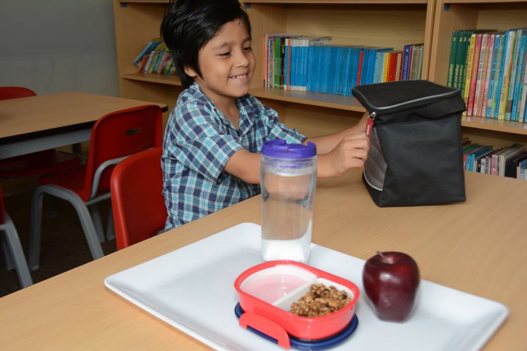 Nutricionistas brindan opciones de loncheras escolares. Foto: Difusión