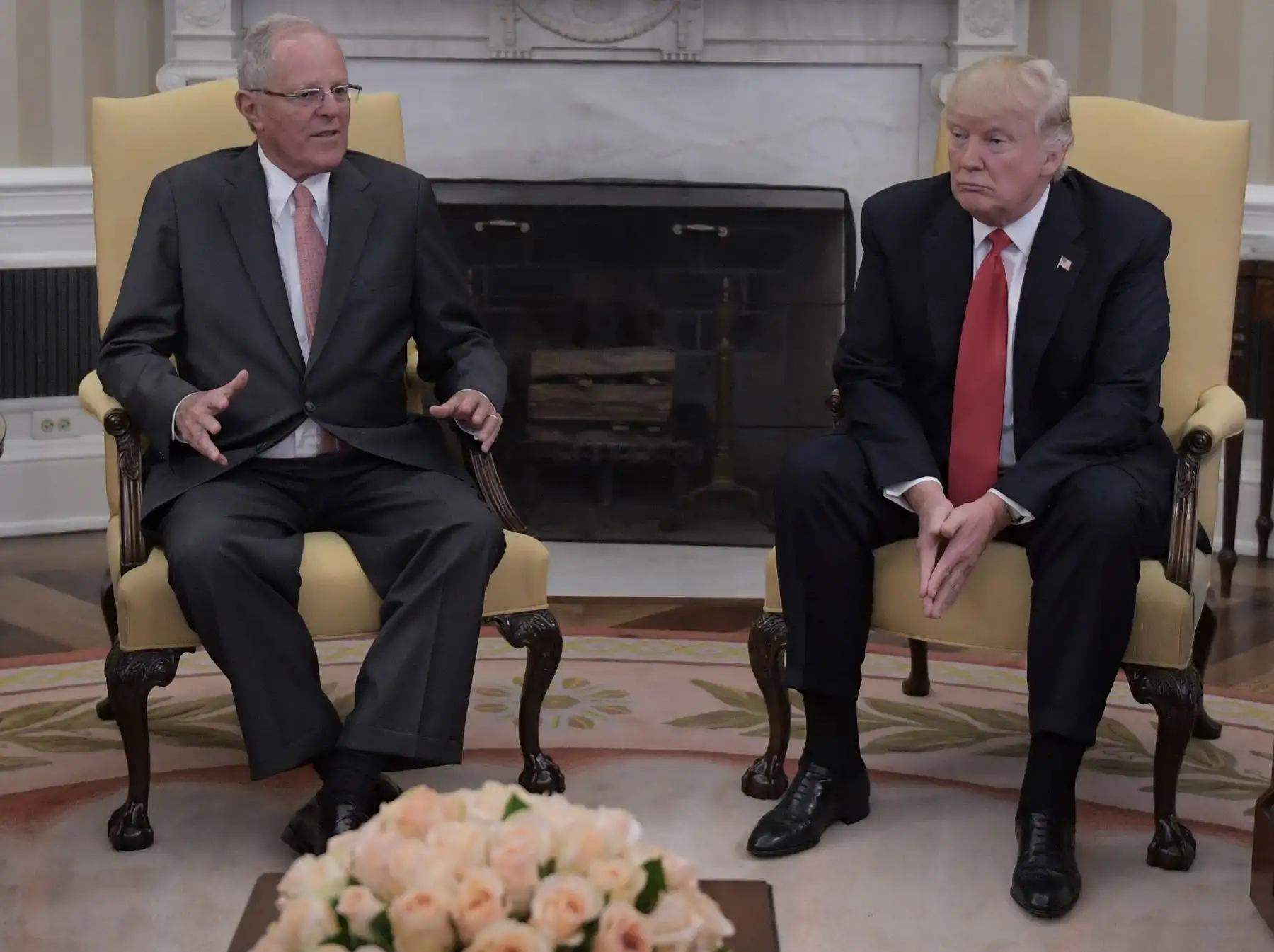 El presidente Pedro Pablo Kuczynski se reunió con su  homólogo de Estados Unidos, Donald Trump, en la sede de la Casa Blanca, en Washington.Foto: ANDINA/Lenin Nolly Araujo