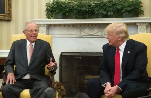 El presidente Pedro Pablo Kuczynski se reunió con su  homólogo de Estados Unidos, Donald Trump, en la sede de la Casa Blanca, en Washington.Foto: ANDINA/Lenin Nolly Araujo