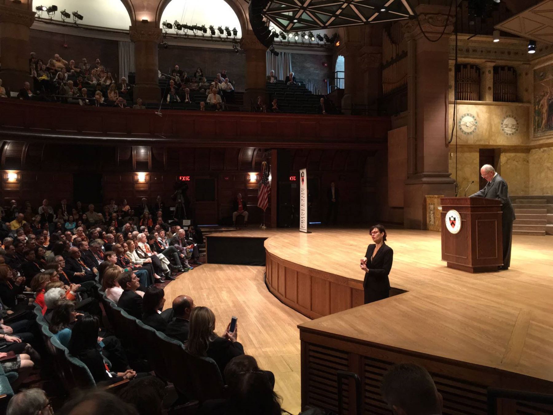 President Kuczynski delivers speech at Princeton University