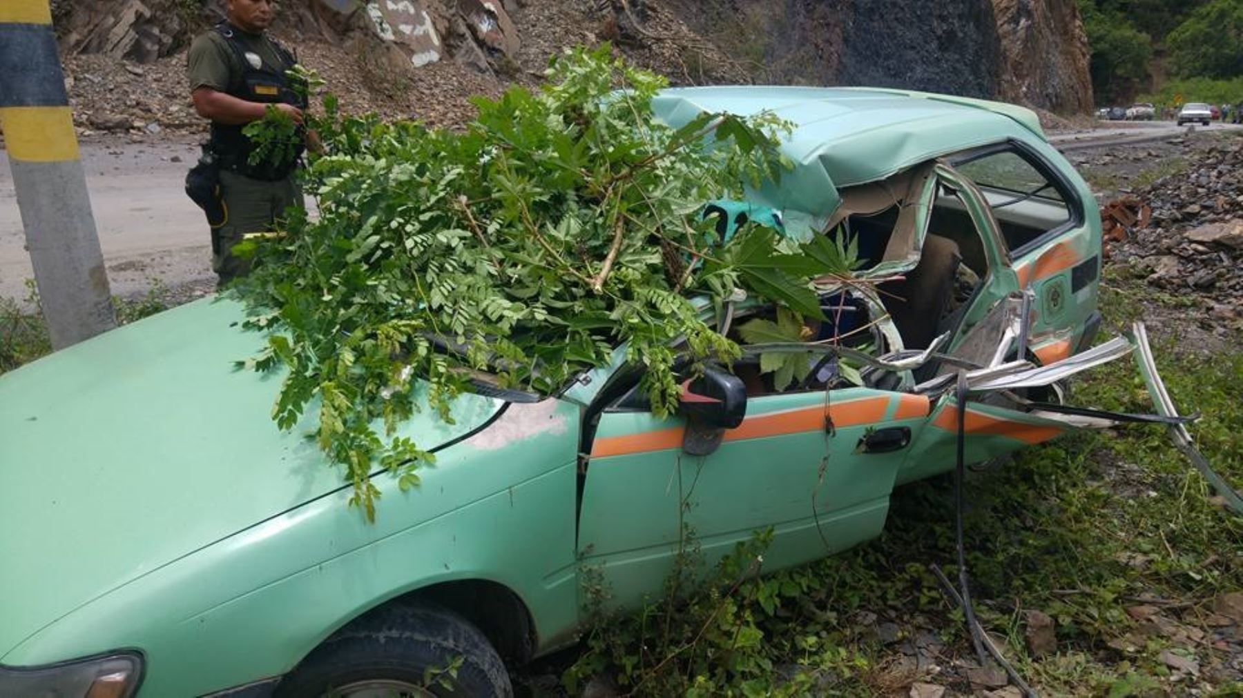Accidente ocurrió cuando unidad siniestrada se desplazaba por la vía Quillabamba-Echarati.