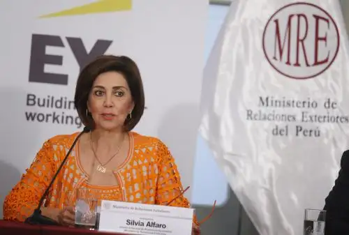 Directora general de Promoción Económica de la Cancillería, Silvia Alfaro. Foto: ANDINA/Melina Mejía.