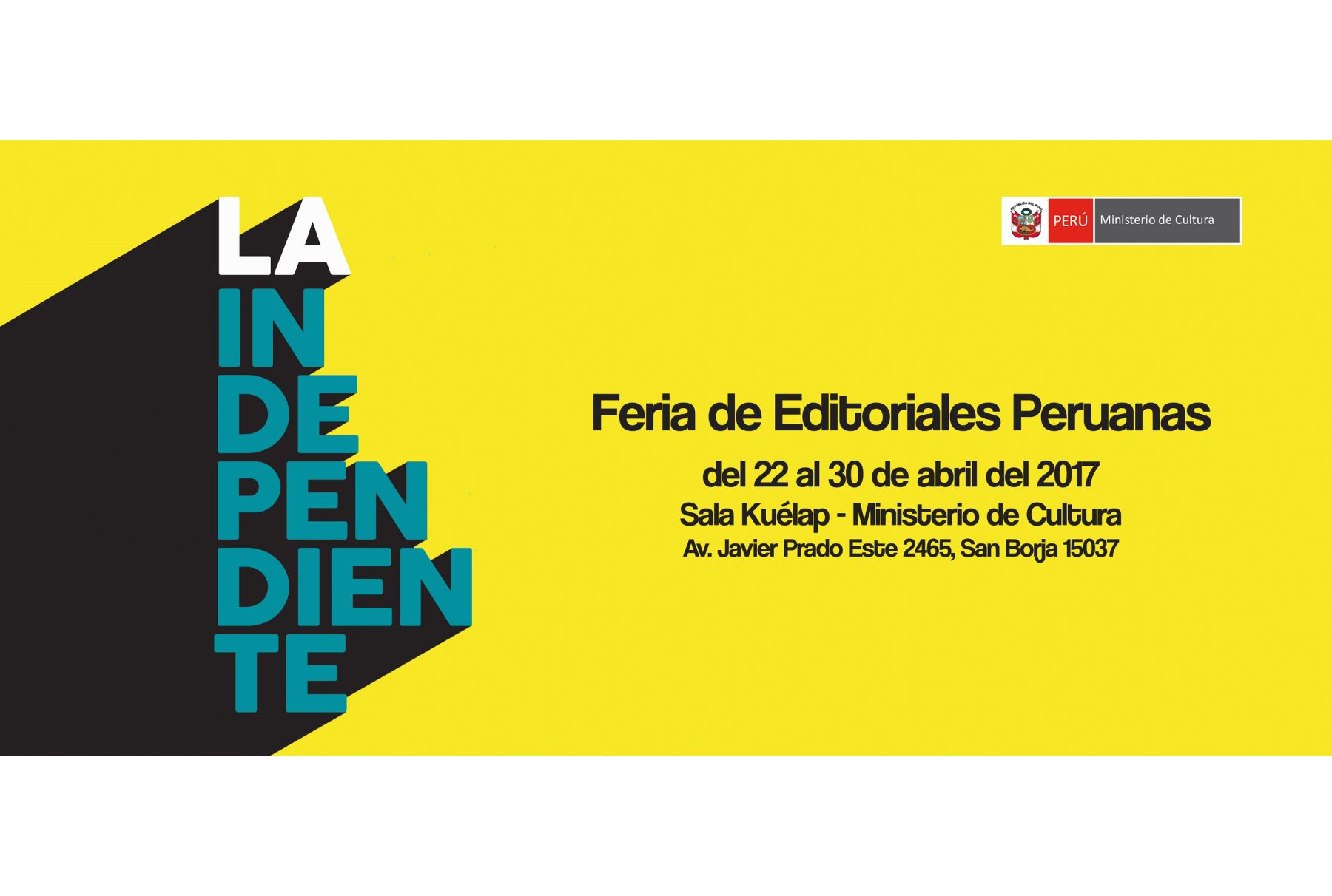 Ministerio de Cultura promocionará la labor editorial independiente peruana