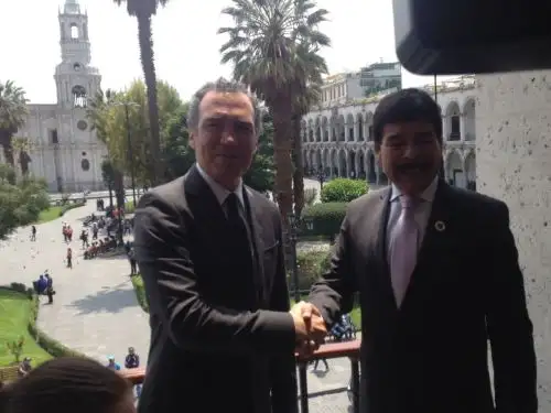 Ministro de Cultura, Salvador del Solar, cumplió actividades en Arequipa.