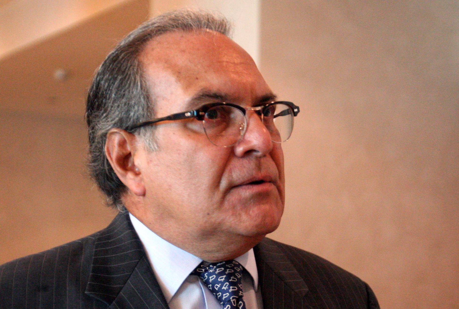Presidente de AmCham Perú, Aldo Defilippi. ANDINA/Jhony Laurente