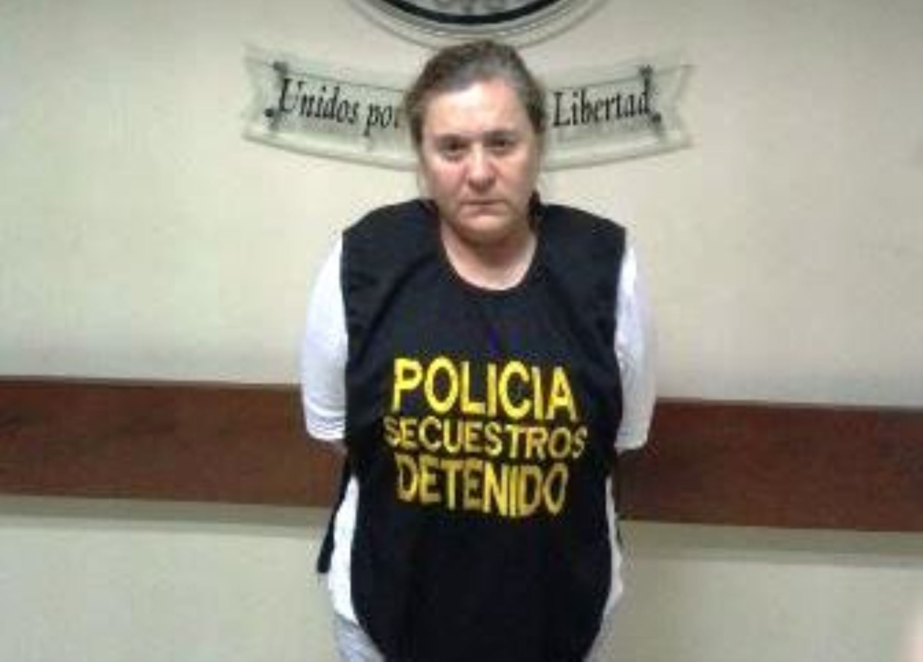 Gioconda Rosalba Tripi Morales, por quien el Programa de Recompensas ofrecía 10,000 soles, fue capturada hoy por agentes policiales en las inmediaciones de un grifo, en Santiago de Surco. Foto: ANDINA/Difusión.