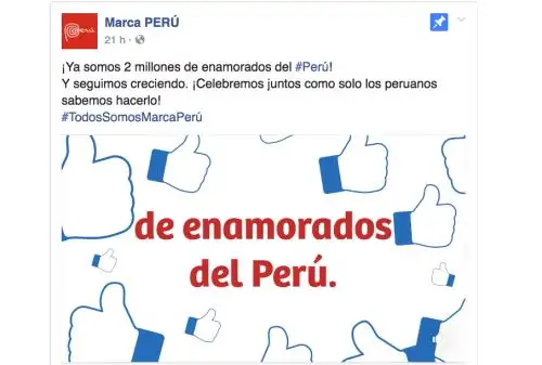 Facebook Marca Perú