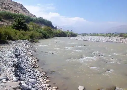 El río Huaura incrementó su caudal debido a las lluvias de fuerte intensidad que se registran en la sierra de la región Lima. INTERNET/Medios