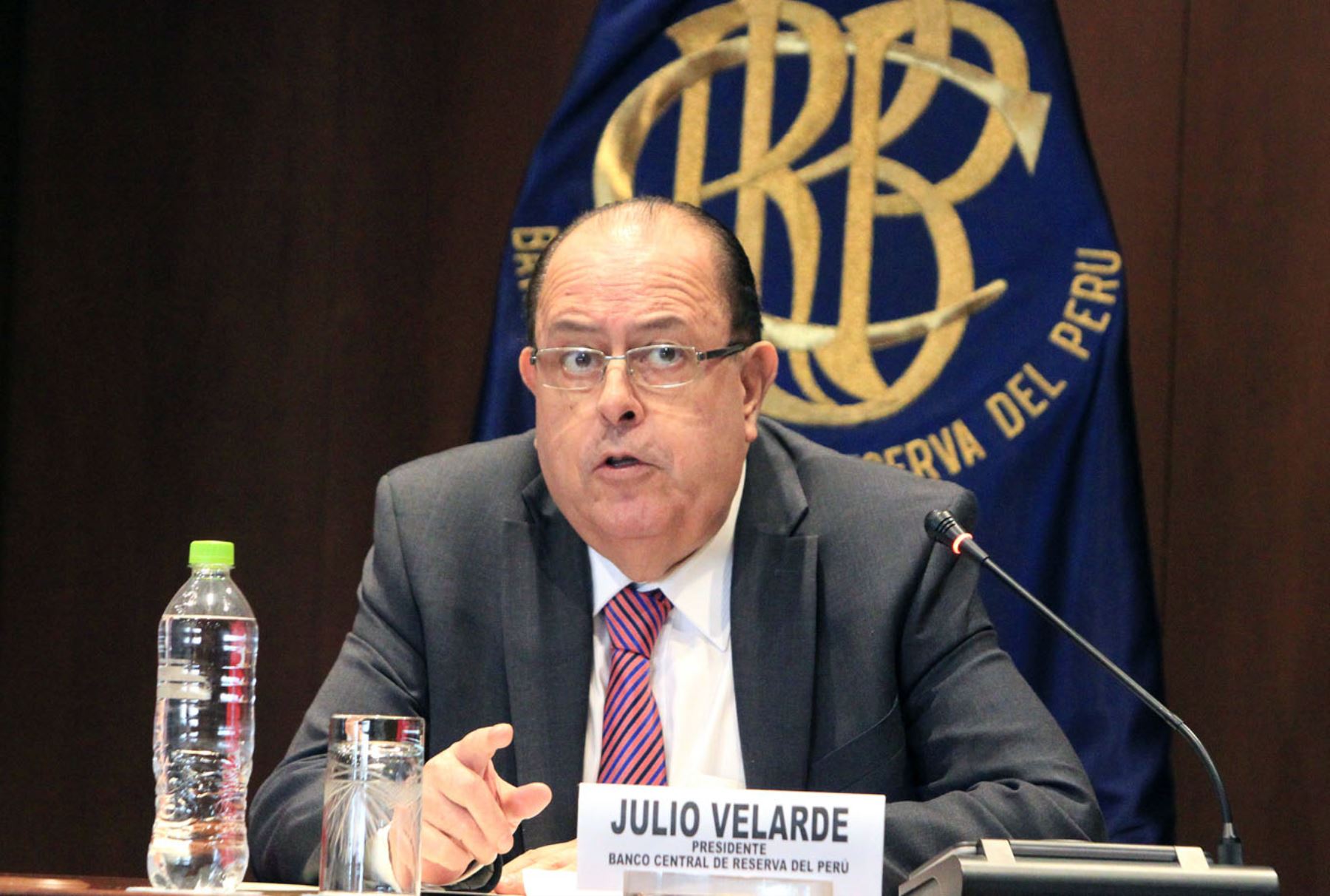 Presidente del Banco Central de Reserva del Perú (BCR), Julio Velarde. ANDINA/Héctor Vinces