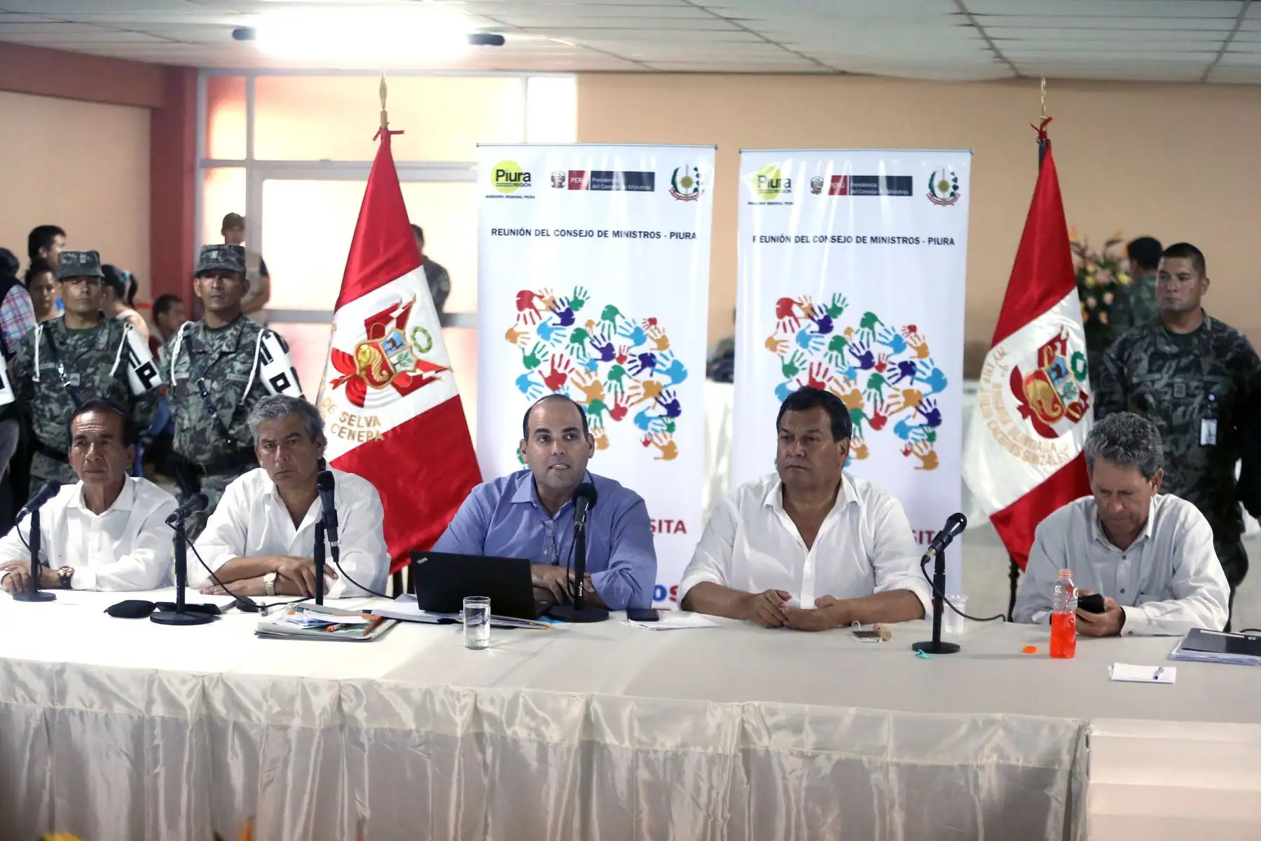 PIURA-PERÚ-MARZO 14. Consejo de Ministros extraordinario y de urgencia se realizará hoy en Piura, con el fin de desarrollar el plan de reconstrucción de las zonas afectadas por las lluvias e inundaciones en esta norteña región. Foto: ANDINA/Vidal Tarqui
