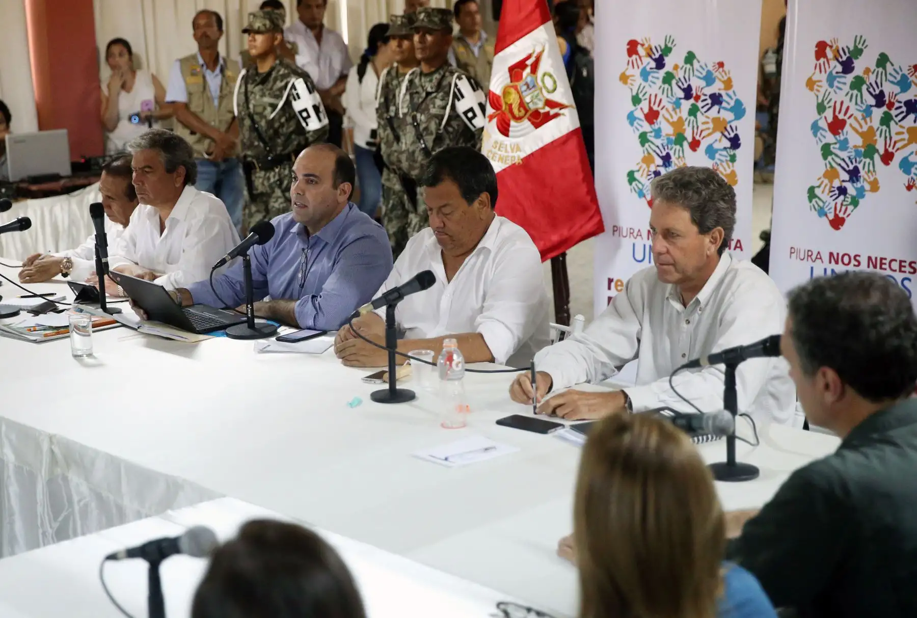 PIURA-PERÚ-MARZO 14. Consejo de Ministros extraordinario y de urgencia se realizará hoy en Piura, con el fin de desarrollar el plan de reconstrucción de las zonas afectadas por las lluvias e inundaciones en esta norteña región. Foto: ANDINA/Vidal Tarqui