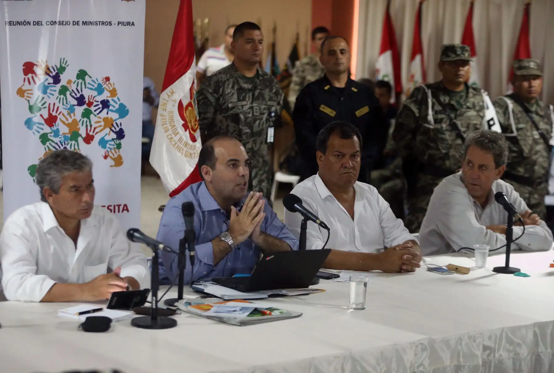 PIURA-PERÚ-MARZO 14. Consejo de Ministros extraordinario y de urgencia se realizará hoy en Piura, con el fin de desarrollar el plan de reconstrucción de las zonas afectadas por las lluvias e inundaciones en esta norteña región. Foto: ANDINA/Vidal Tarqui