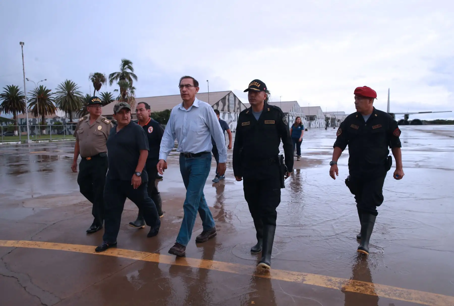 CHICLAYO- PERÚ, MARZO 15. El ministro de Transportes y Comunicaciones, Martín Vizcarra,inspecciona obras en la ciudad de Chiclayo  Foto: ANDINA/Norman Córdova