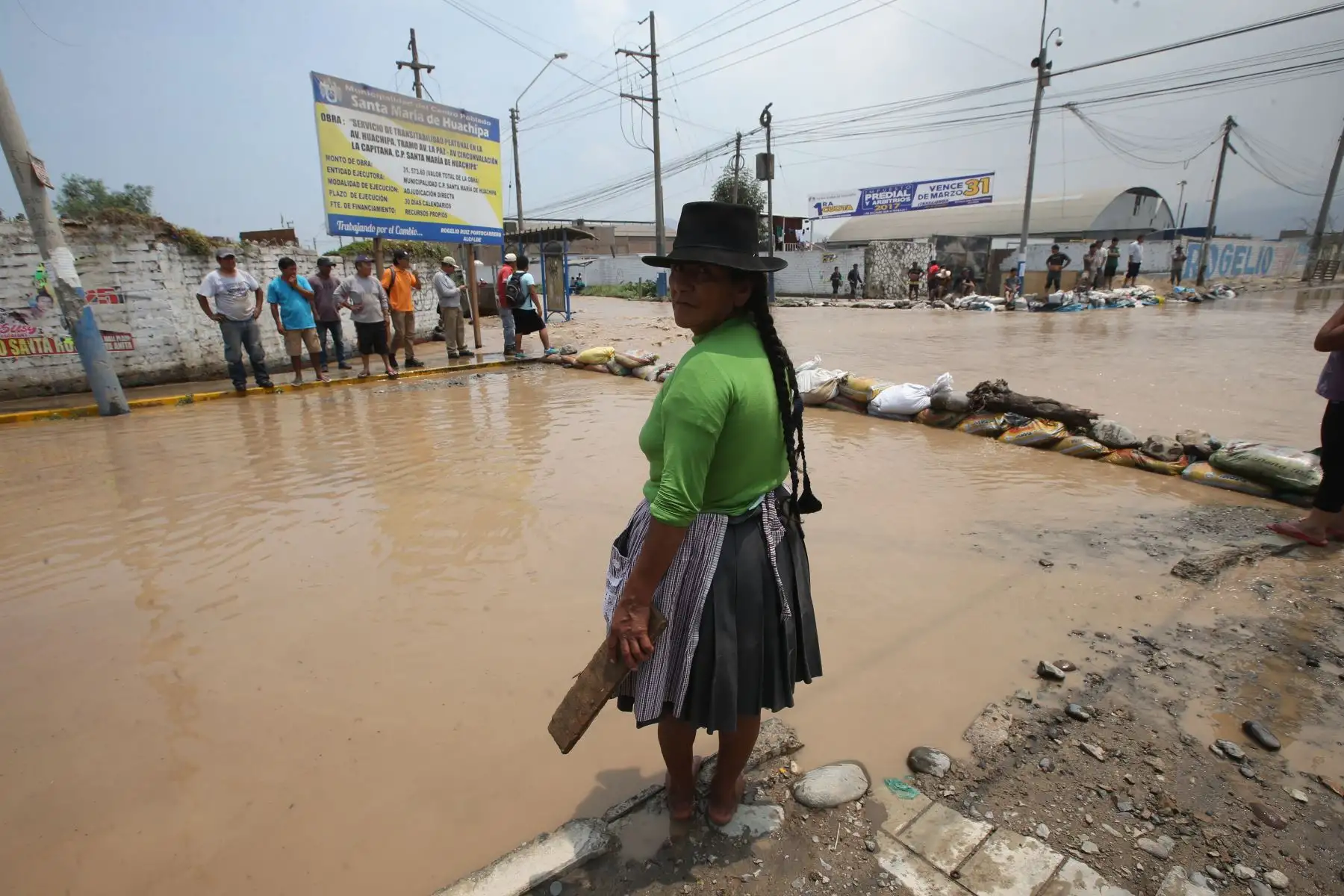 LIMA, PERÚ - MARZO 16. Desborde del río Rímac inunda un sector de Huachipa, al Este de Lima.

Foto:ANDINA/Juan Carlos Guzmán Negrini.