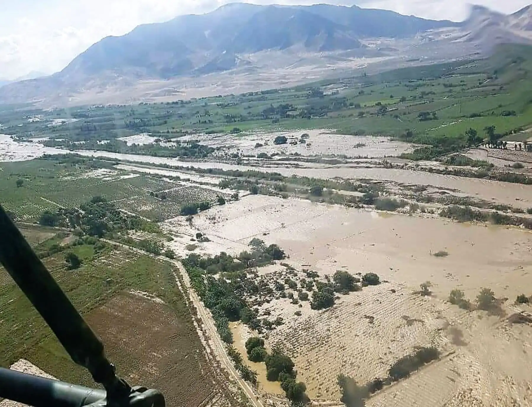 Imágenes aéreas muestran magnitud de daños en provincia del Santa, en Áncash. ANDINA/Difusión