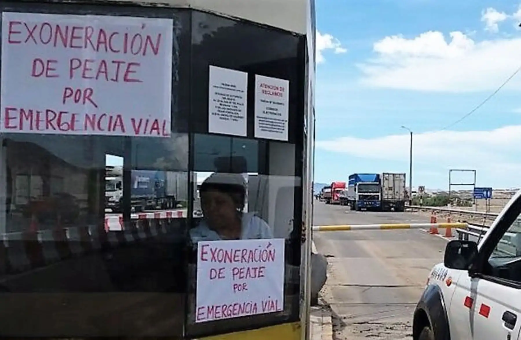 MTC suspende el cobro de peajes administrados por Provías Nacional.