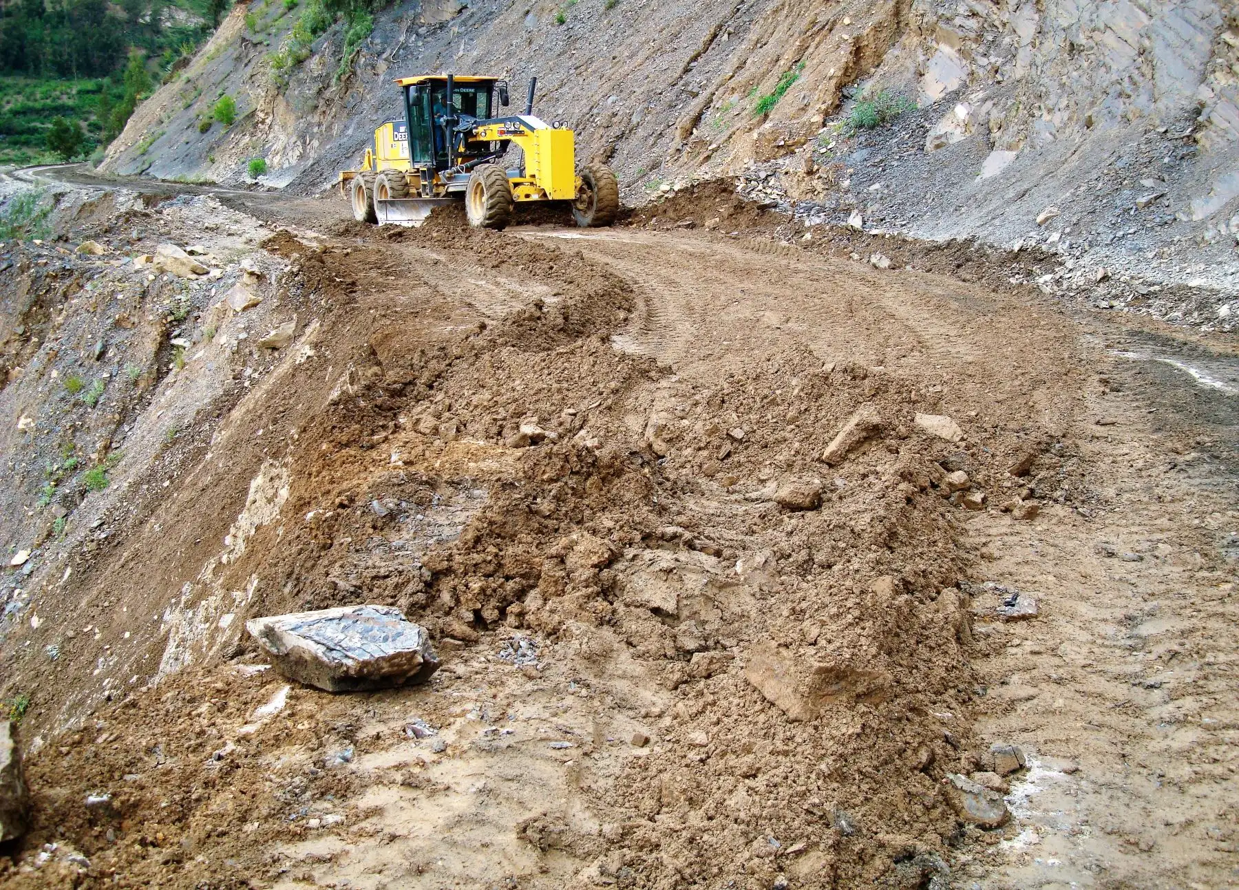 Buscan restablecer la transitabilidad en carreteras de Ayacucho afectadas por huaicos  Foto:ANDINA/ Difusión