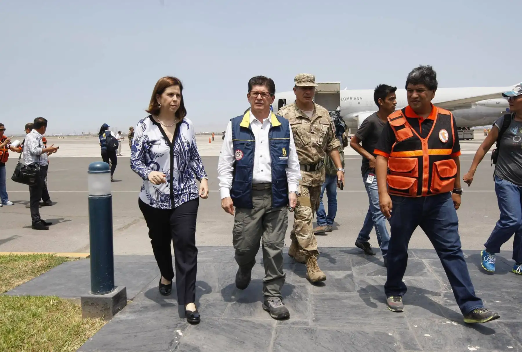 LIMA,PERÚ-MARZO 20. Colombia envía 30 toneladas de ayuda a los damnificados por los desastres naturales en el país. Foto: ANDINA/ Eddy Ramos