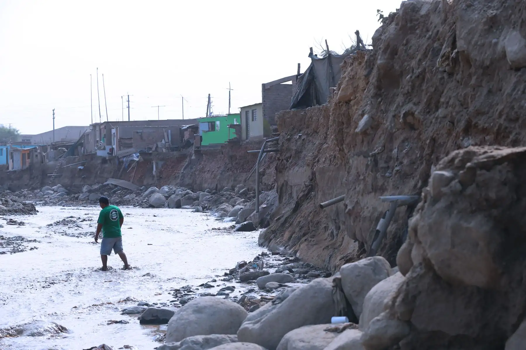 LIMA,PERÚ.MARZO 20 Damnificados por los huaicos en Huachipa. Foto: ANDINA/Norman Córdova