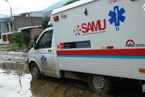 SAMU despliega 20 ambulancias en Lima por desbordes de ríos. Foto: ANDINA/Difusión.