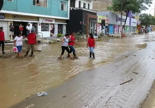 Damnificados por El Niño costero. Foto: ANDINA