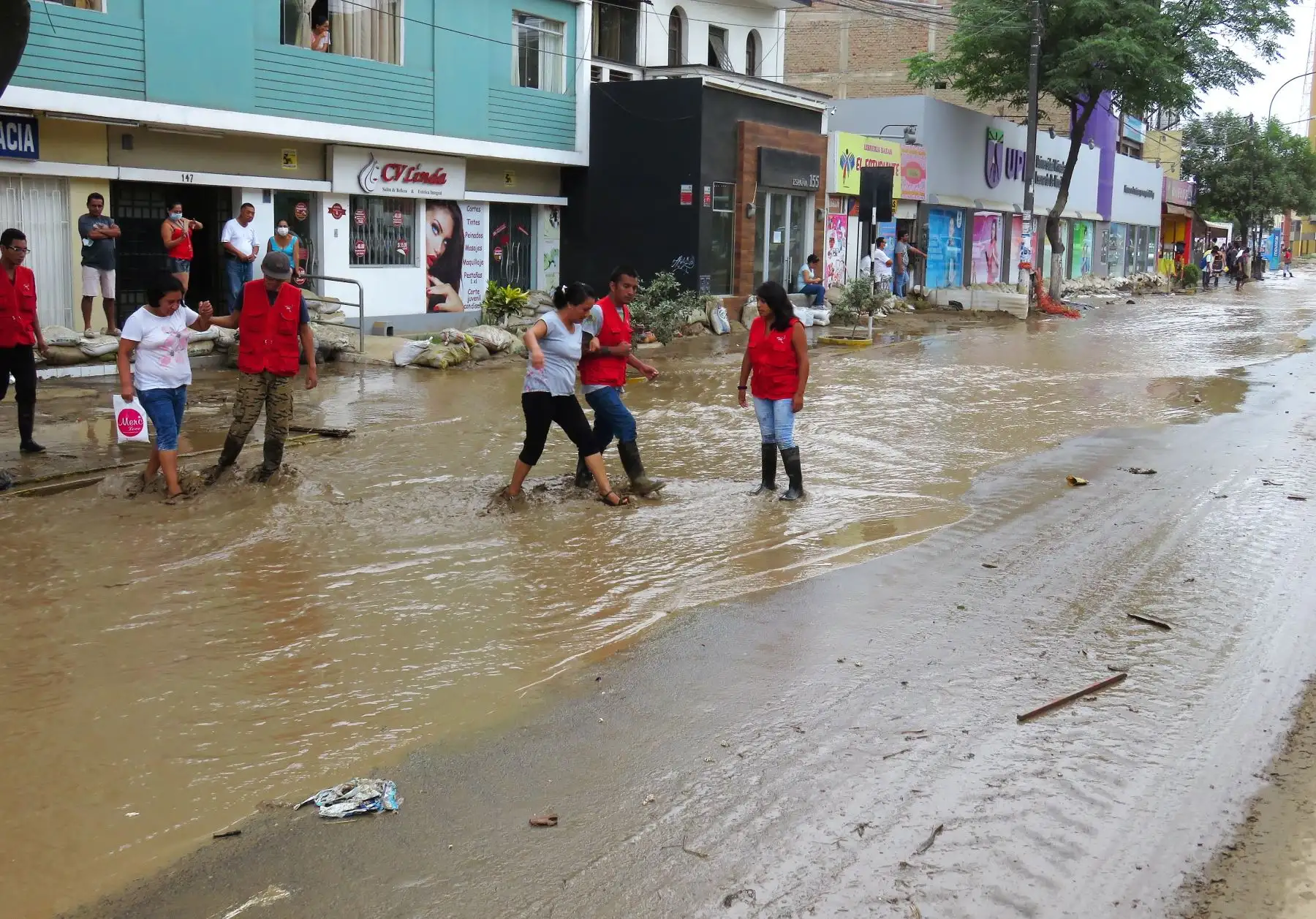 Damnificados por El Niño costero. Foto: ANDINA