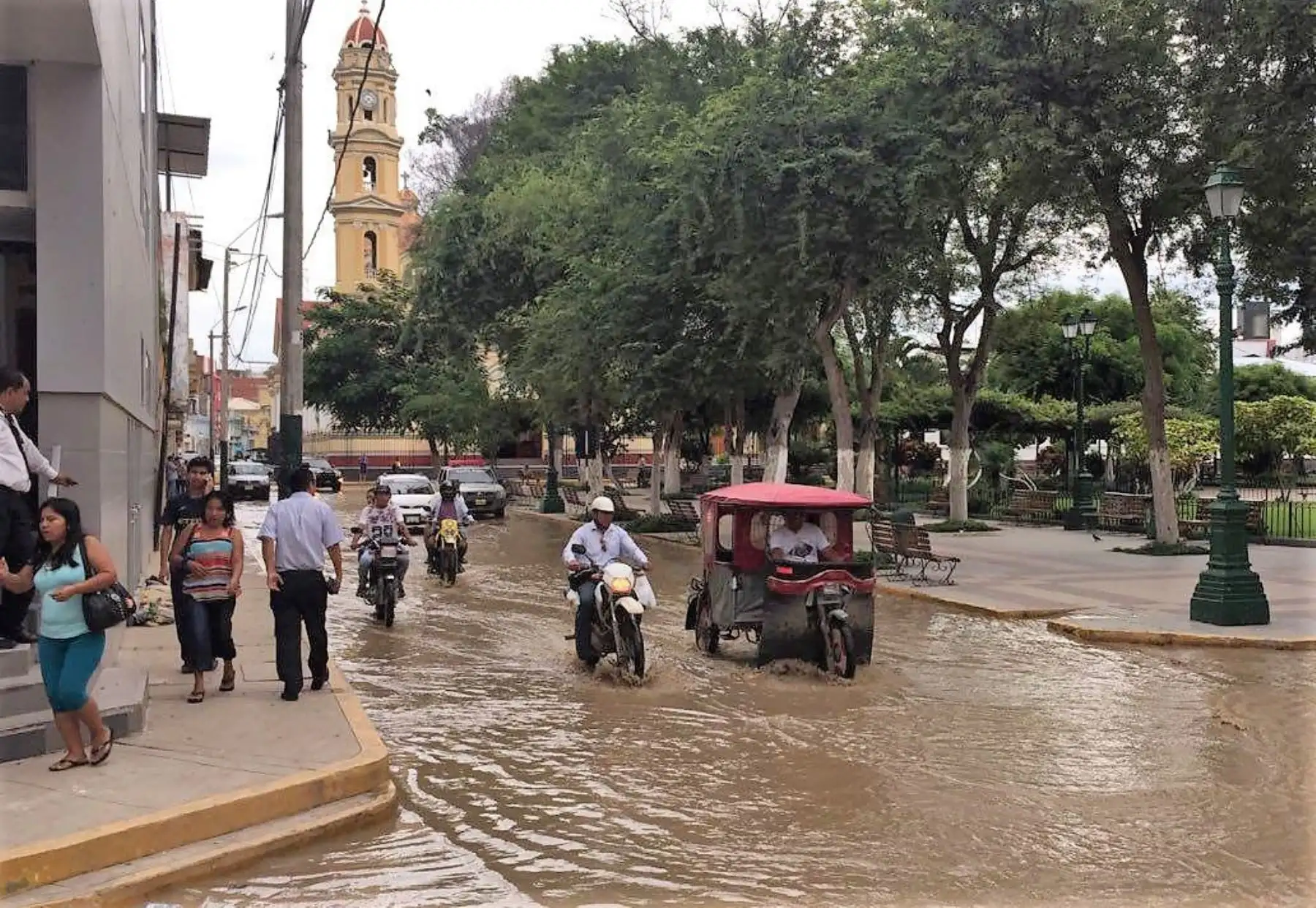 La ciudad de Piura será una de las beneficiadas con la construcción del sistema de drenaje pluvial. ANDINA