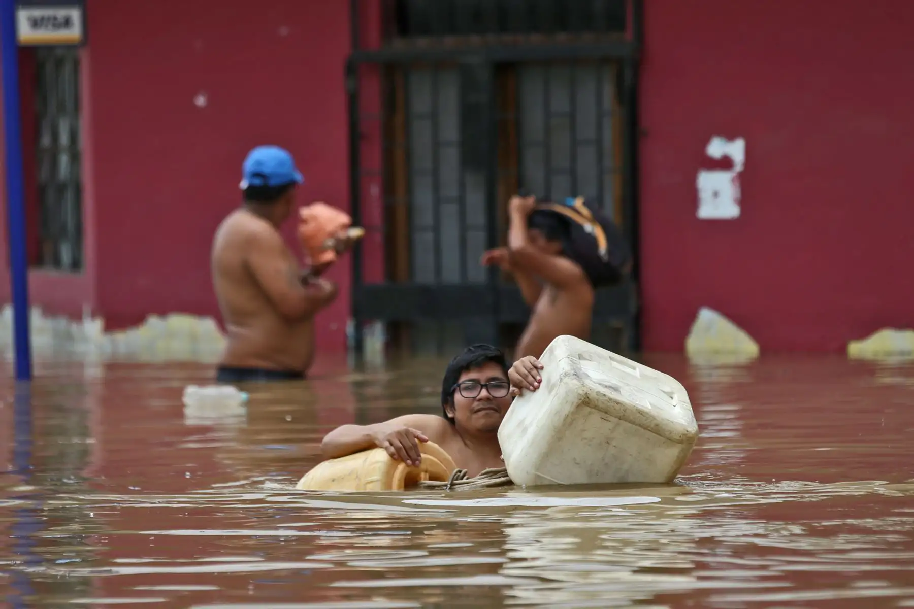 Damnificados por lluvias. ANDINA/archivo