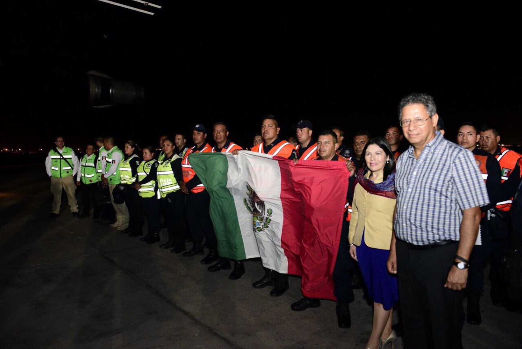 Equipo especializado de la Policía Federal de México apoyará a damnificados de Perú.