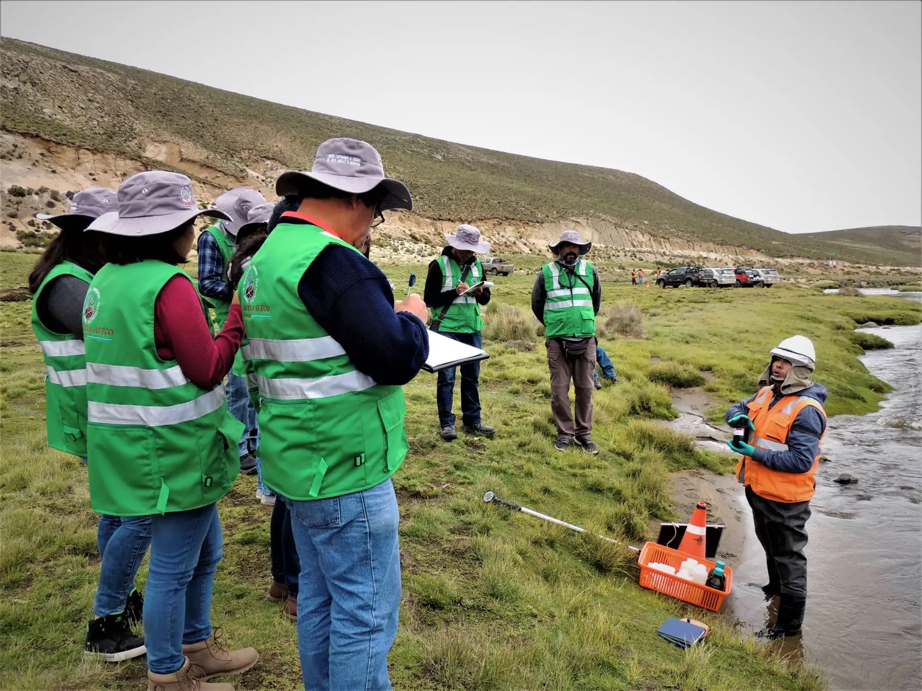 La zona evaluada comprende el área de influencia del Proyecto Quellaveco, como es la cuenca del río Asana hasta el río Osmore en Ilo, y la cuenca de los ríos Chilota, Vizcachas y Titire.