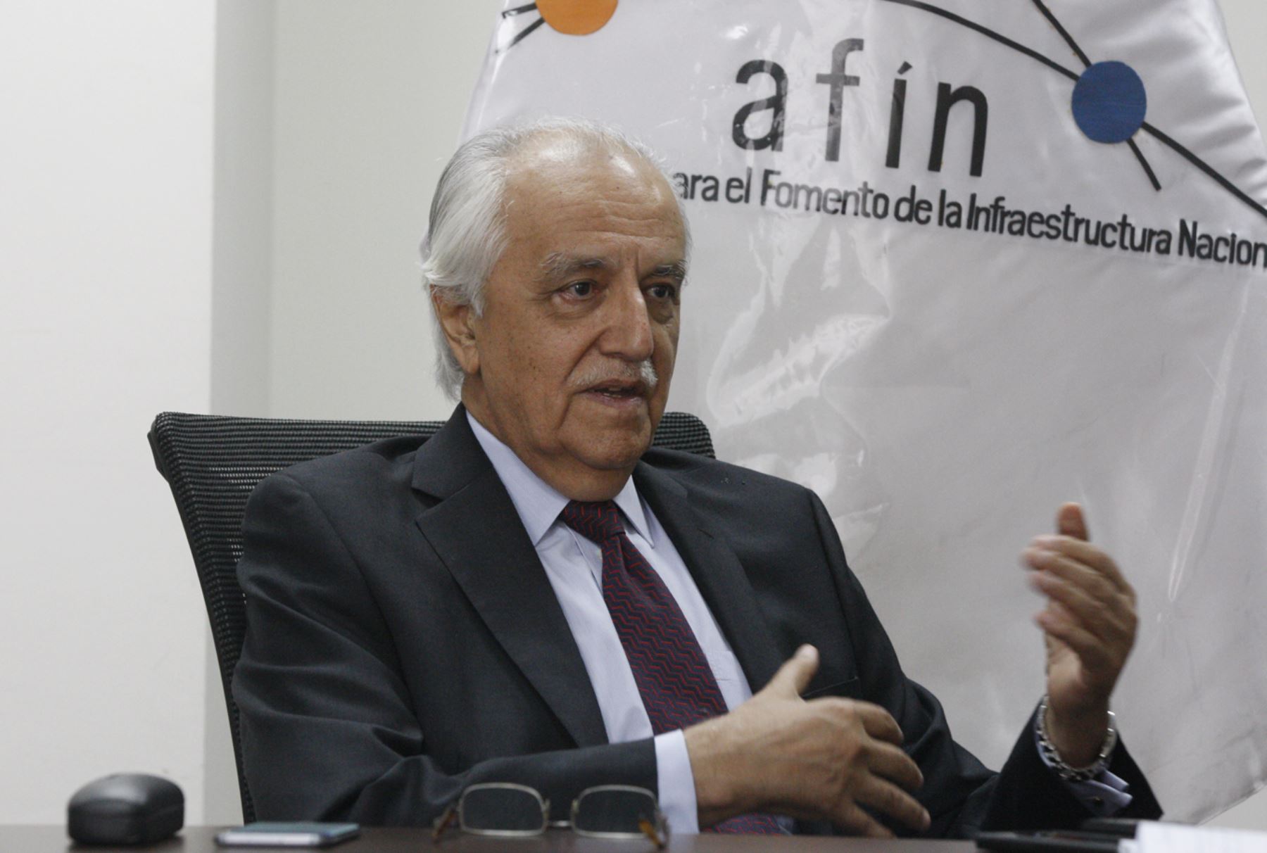 Presidente de AFIN, Gonzalo Prialé. ANDINA/Eddy Ramos