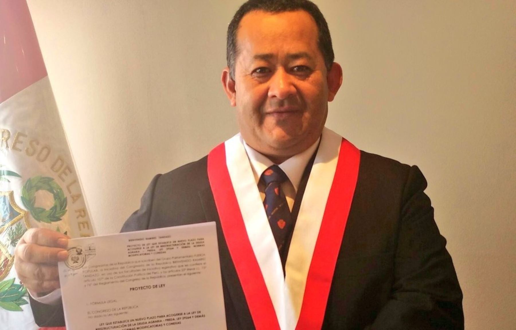 Congresista de Fuerza Popular, Bienvenido Ramírez.
