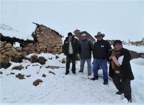 Distrito tacneño de Tarata soportó -10.8 grados Celsius. ANDINA/Difusión