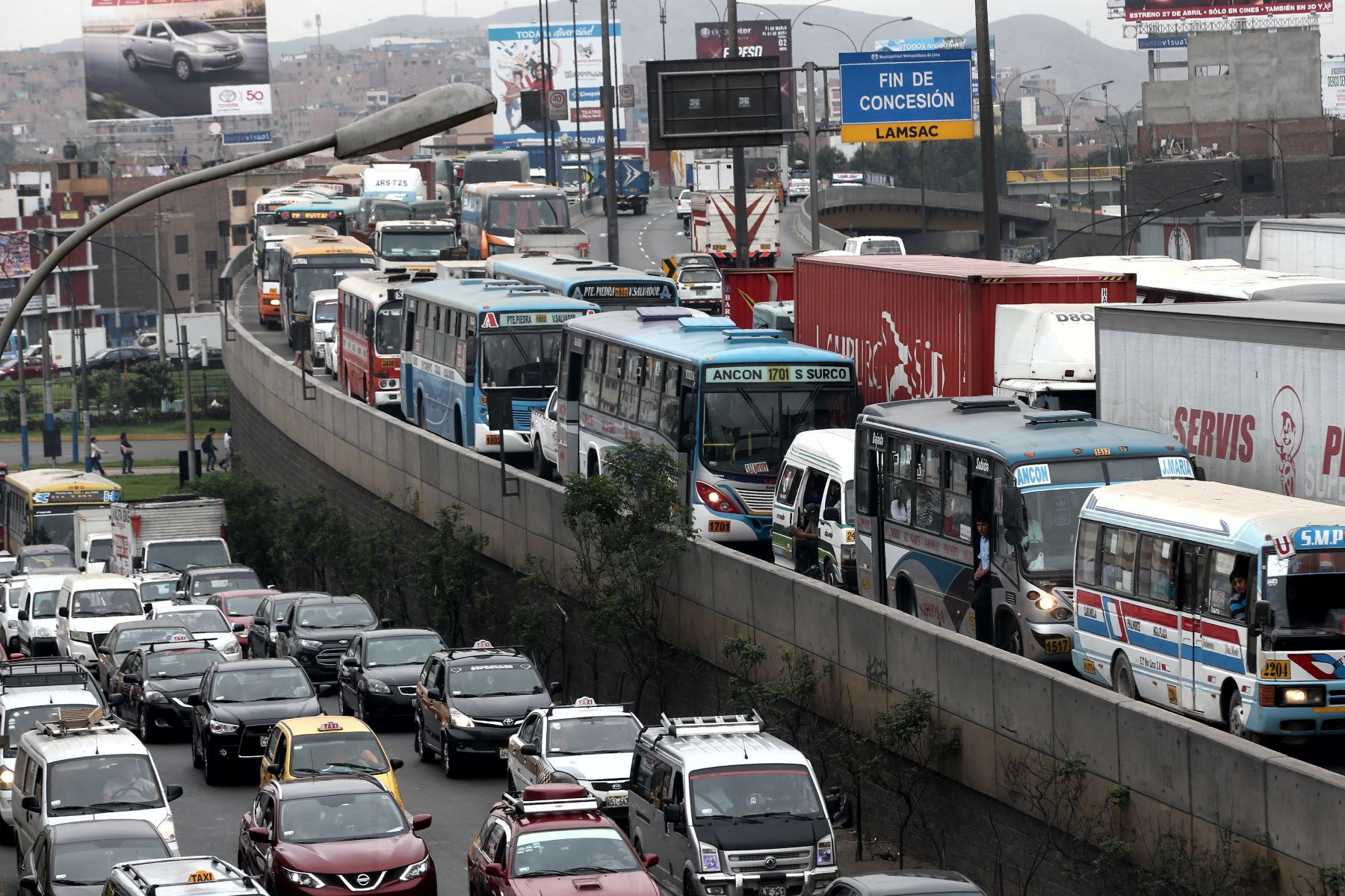 Qué puntos de Lima presentan mayor congestión vehicular? | Noticias | Agencia Peruana de Noticias Andina