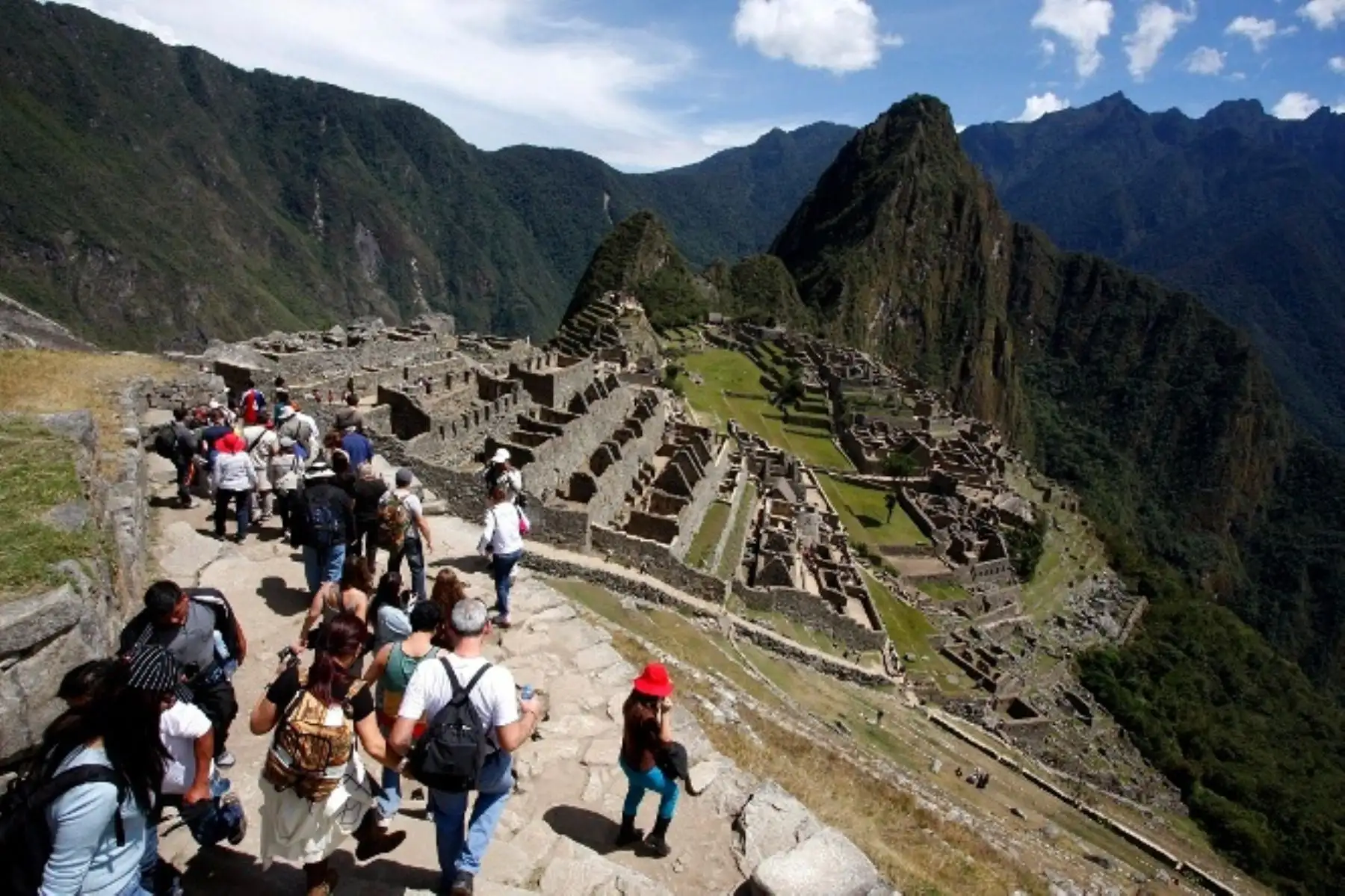 Prohíben el uso de drones durante ceremonia de anuncio de las fiestas de Cusco desde Machu Picchu. ANDINA/Percy Hurtado