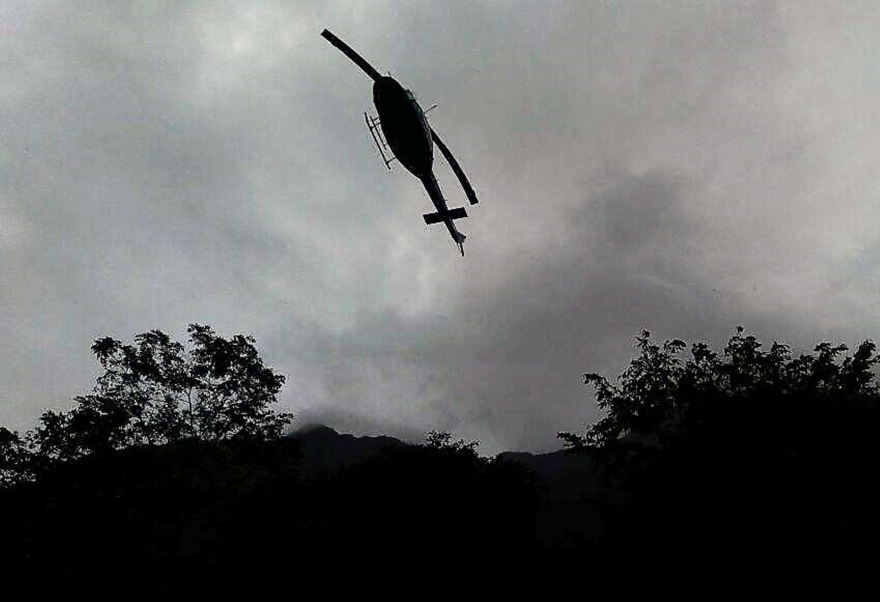 Reportan sobrevuelo de helicóptero sobre la ciudadela Machu Picchu. Foto: ANDINA.