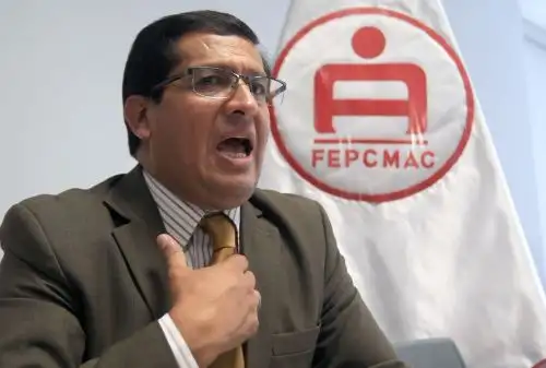 Presidente de la Fepcmac, Jorge Solís. ANDINA/Héctor Vinces