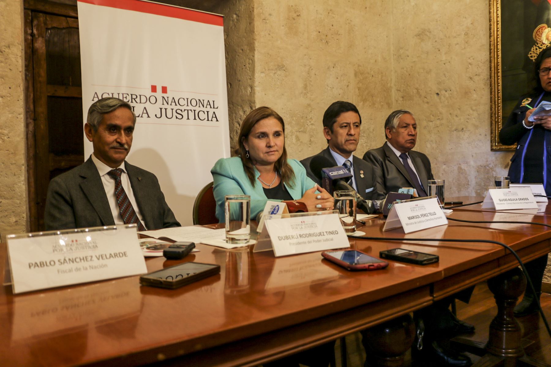 Acuerdo Nacional por la Justicia en Arequipa.