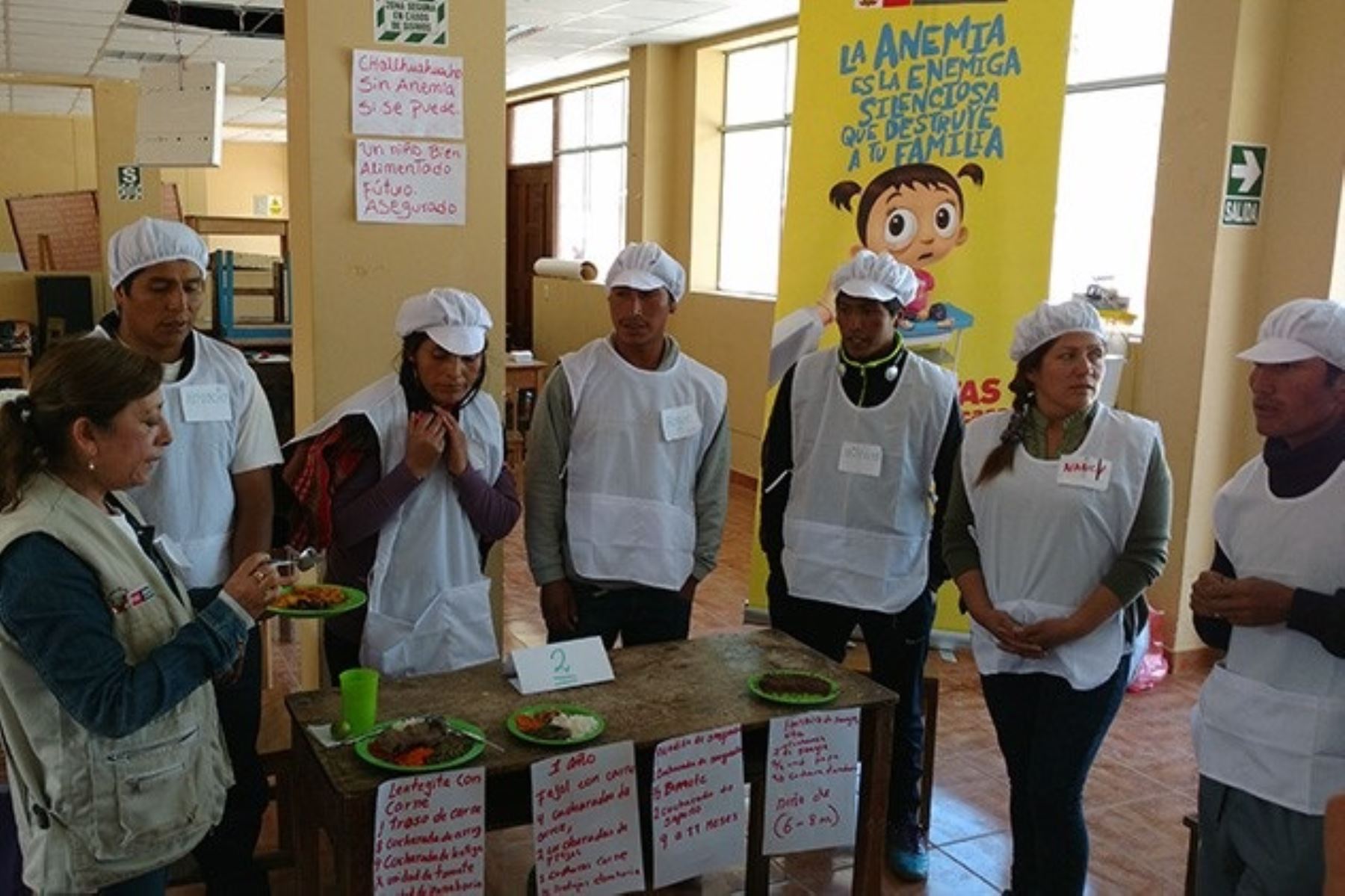 Con el objetivo de fortalecer la lucha contra la anemia en la región Apurímac, el Ministerio de Salud (Minsa) realizó diversos talleres de capacitación para el personal de salud de los distritos de Mara y Calhuahuacho, ambos en la provincia de Cotabambas.