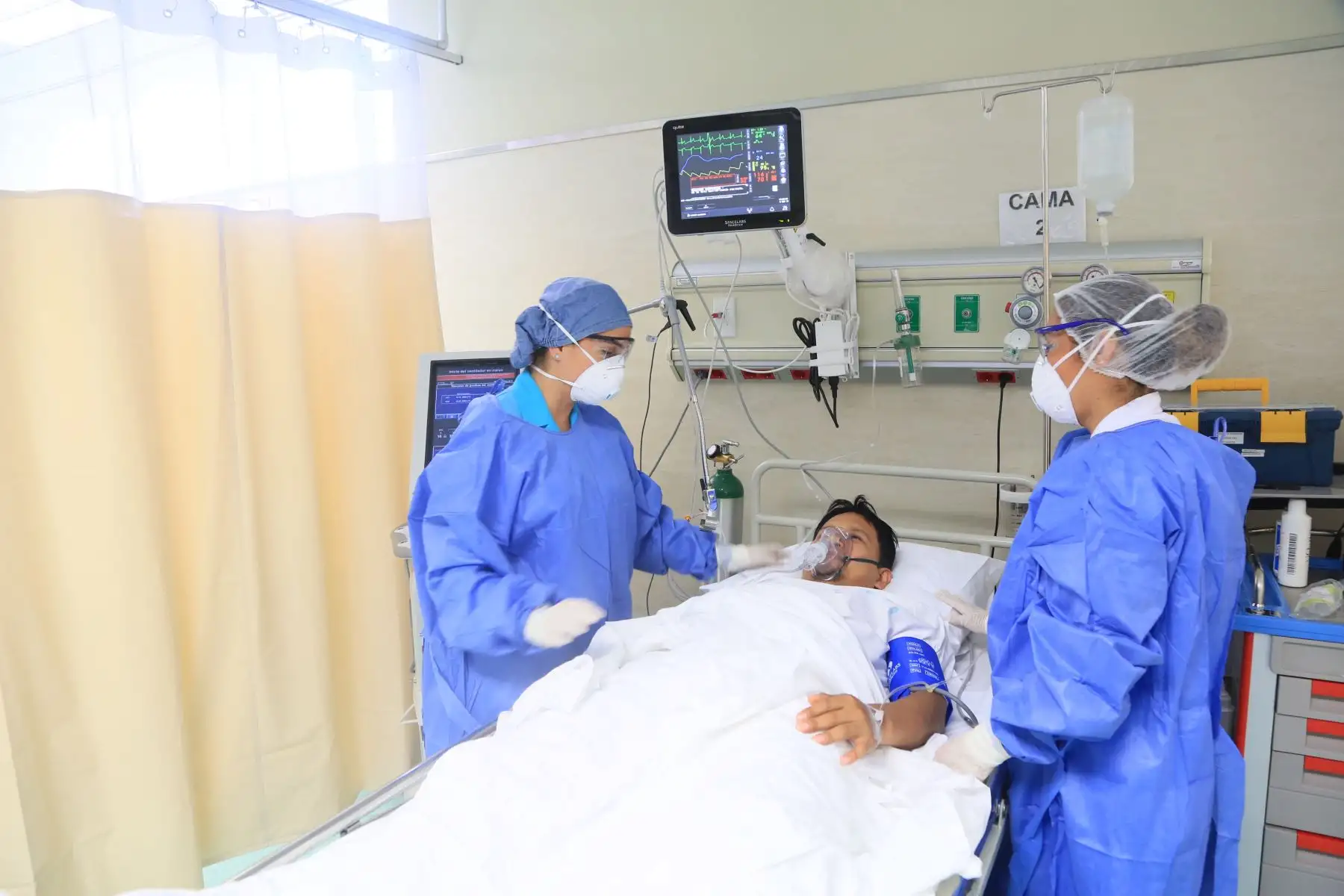 Joven herido durante el sismo en Caravelí se recupera en hospital de Ica. ANDINA/Archivo