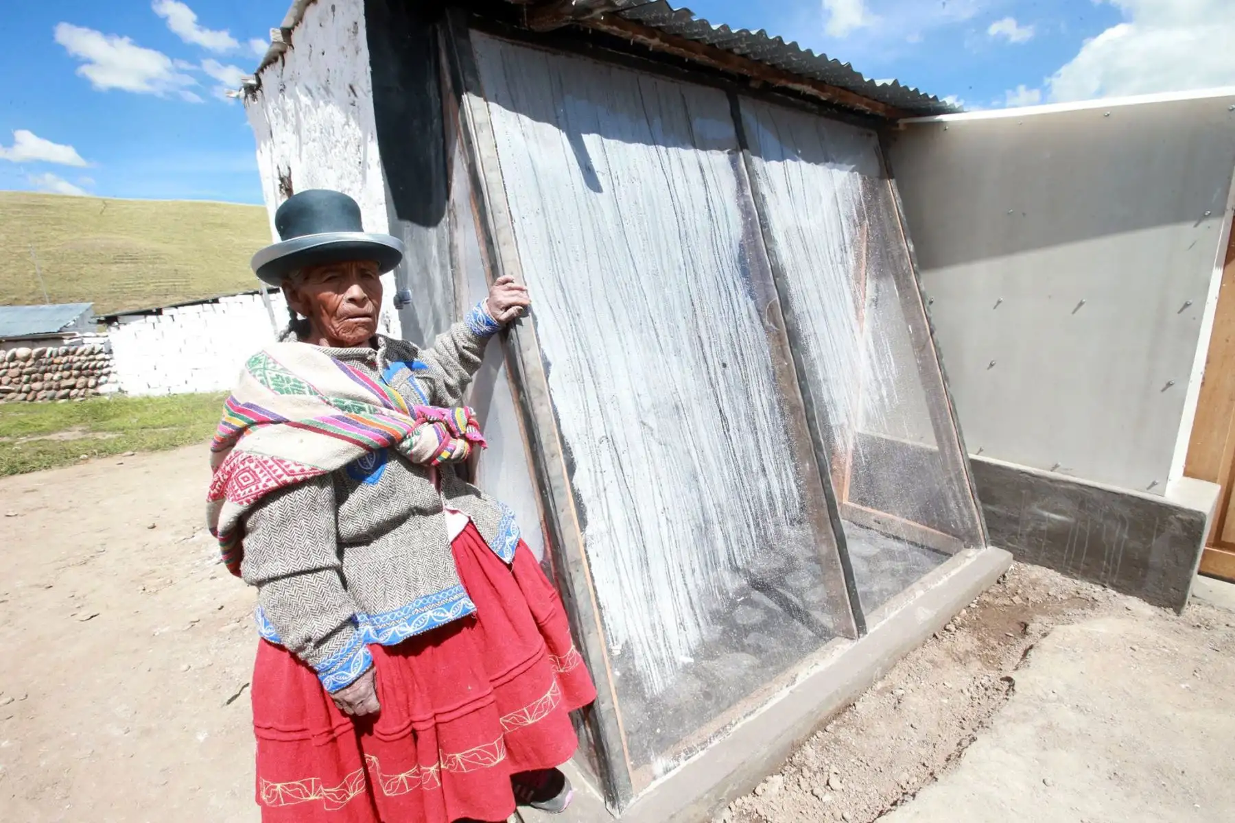 Casitas calientes habilitadas en zonas altoandinas para enfrentar las heladas. ANDINA/Jhony Laurente