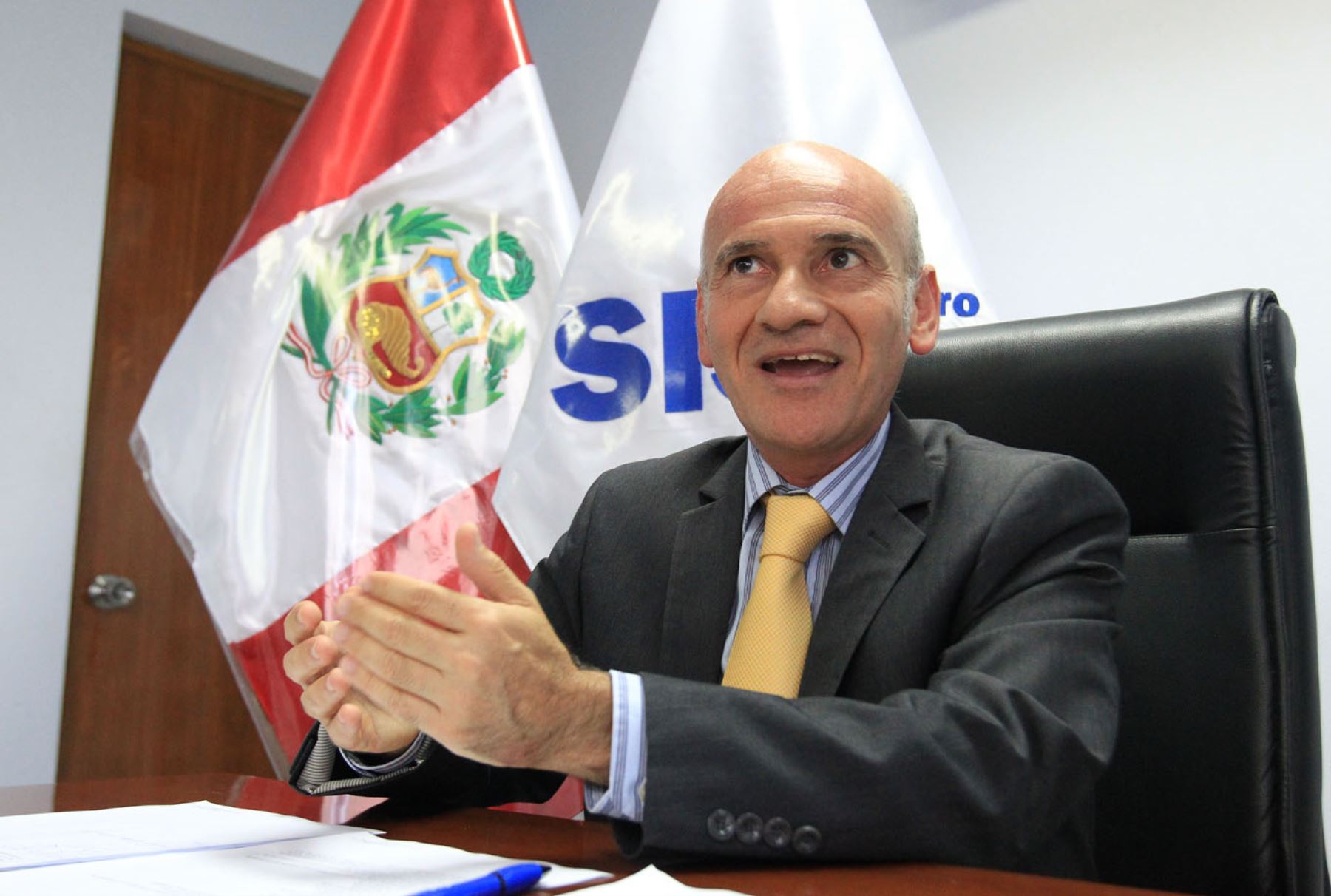 Edmundo Beteta, jefe del SIS. Foto: ANDINA/Héctor Vinces.