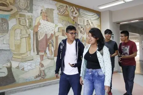Fundación San Marcos otorgará becas integrales a los estudiantes con alto rendimiento académico que residen en las viviendas de la UNMSM. Foto: ANDINA/Eddy Ramos.