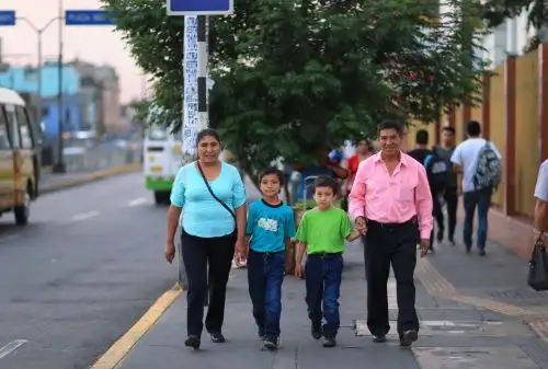 Familia Huaraca Sánchez. Foto: ANDINA/Carlos Lezama