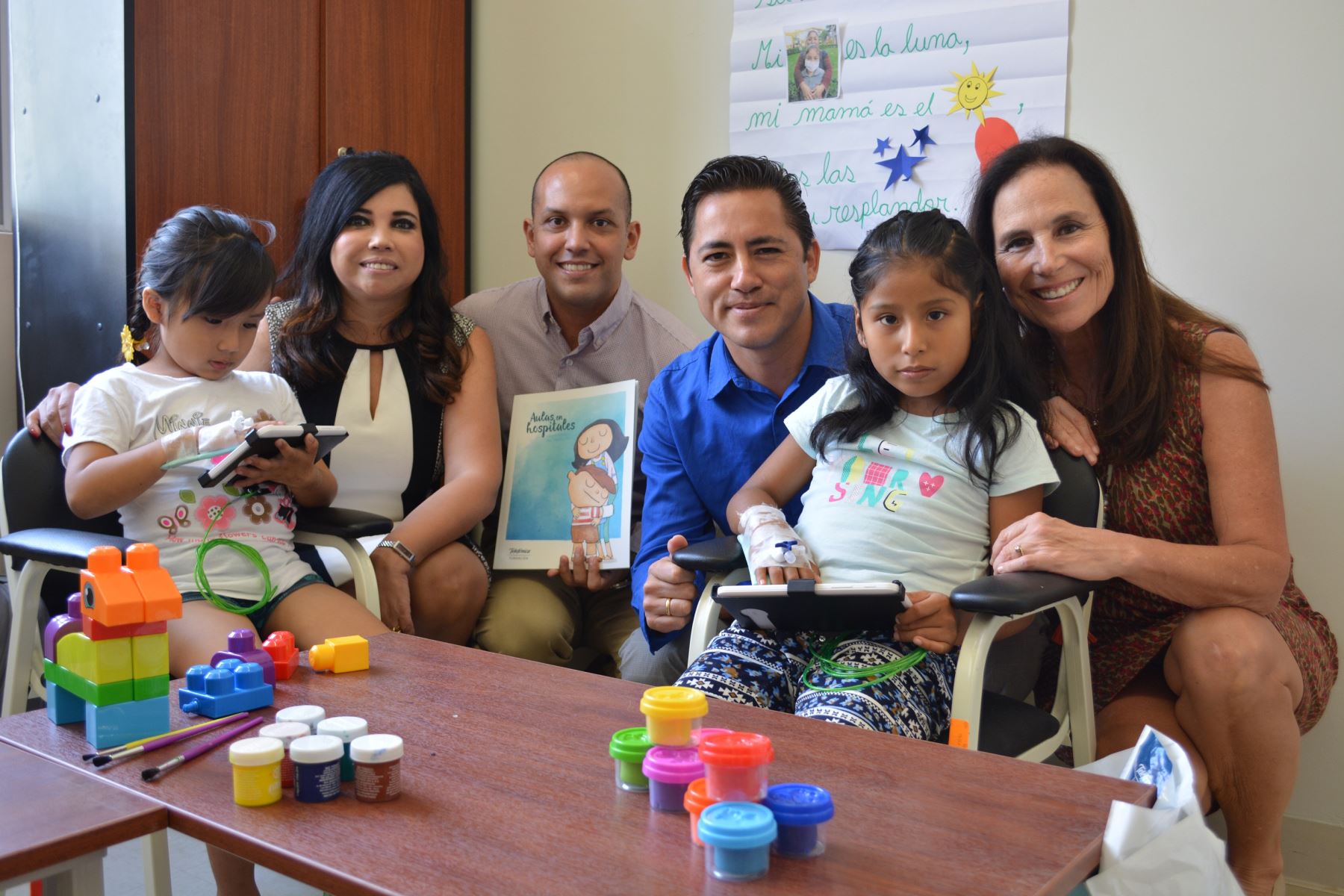 Niños de hospital Santa María de Ica recibirán educación en aulas hospitalarias.