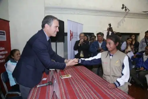 Ministro de Cultura,Salvador del Solar.