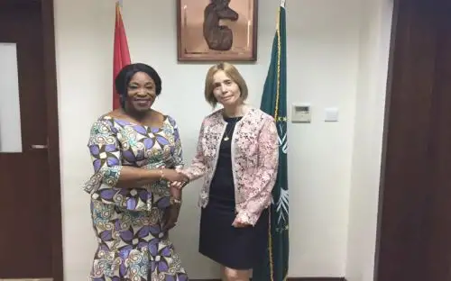 Canciller de Ghana se reúne con Encargada de Negocios del Perú