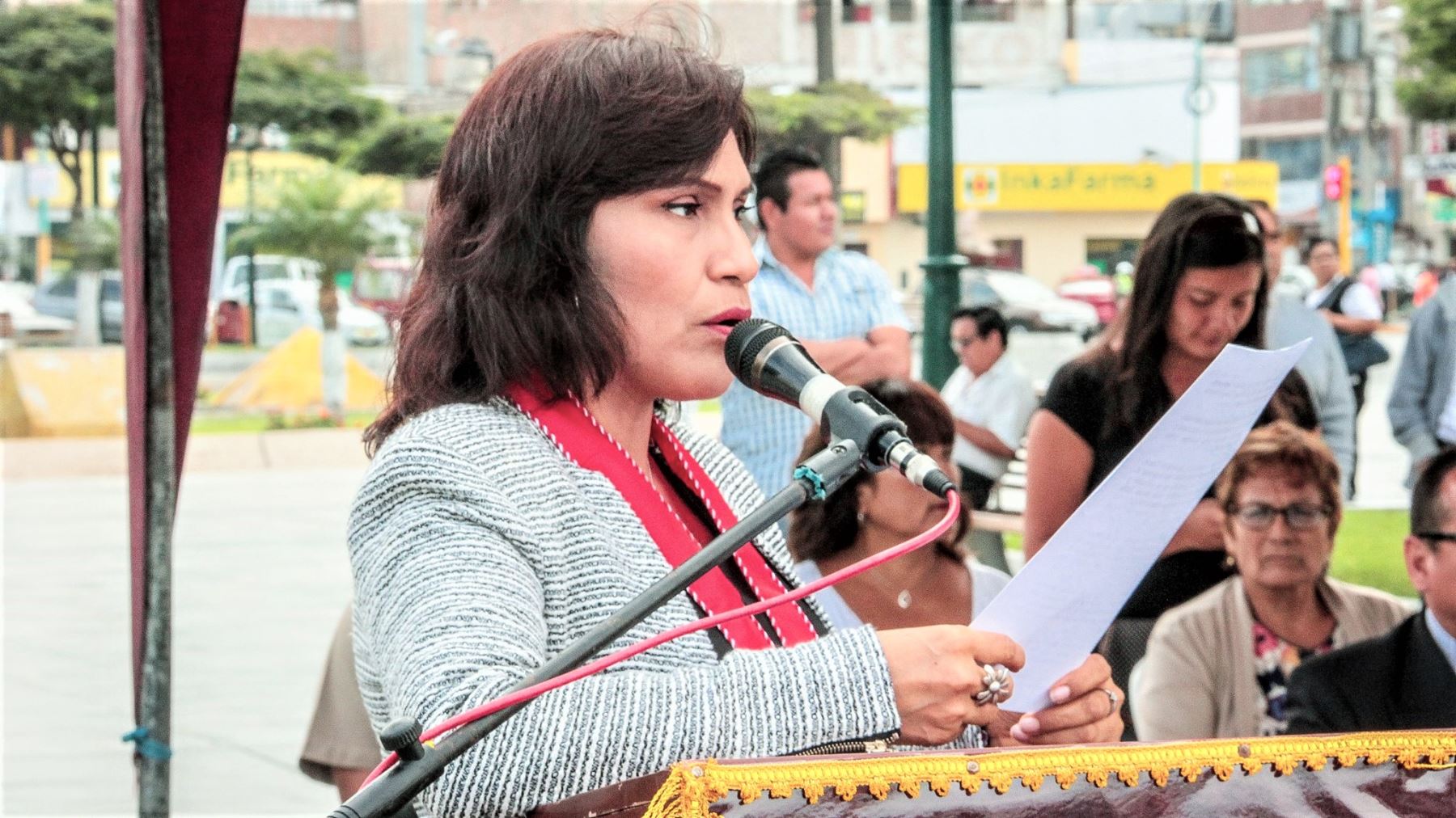 La presidenta de la Junta de Fiscales del Santa, Cecilia Zavaleta Corcuera.