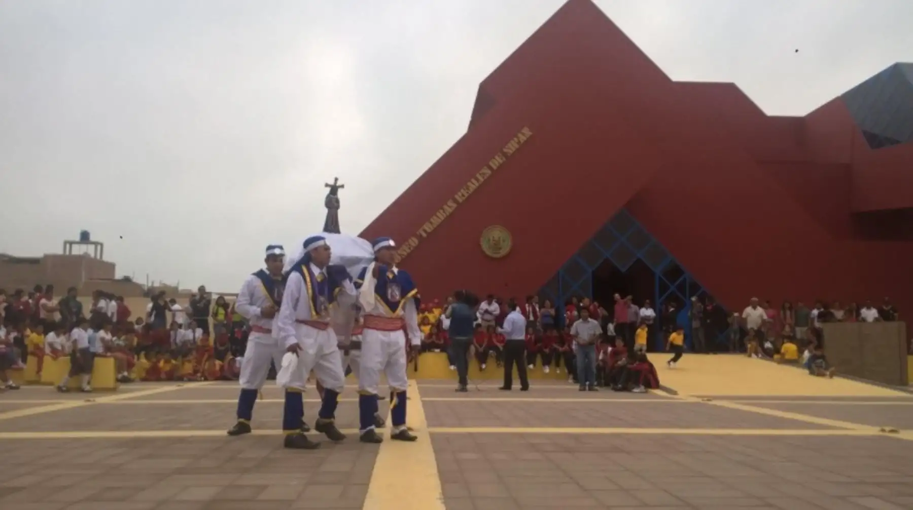 Celebración del Día Internacional de los Museos en el Museo Tumbas Reales de Sipán, en la ciudad de Chiclayo, región Lambayeque.