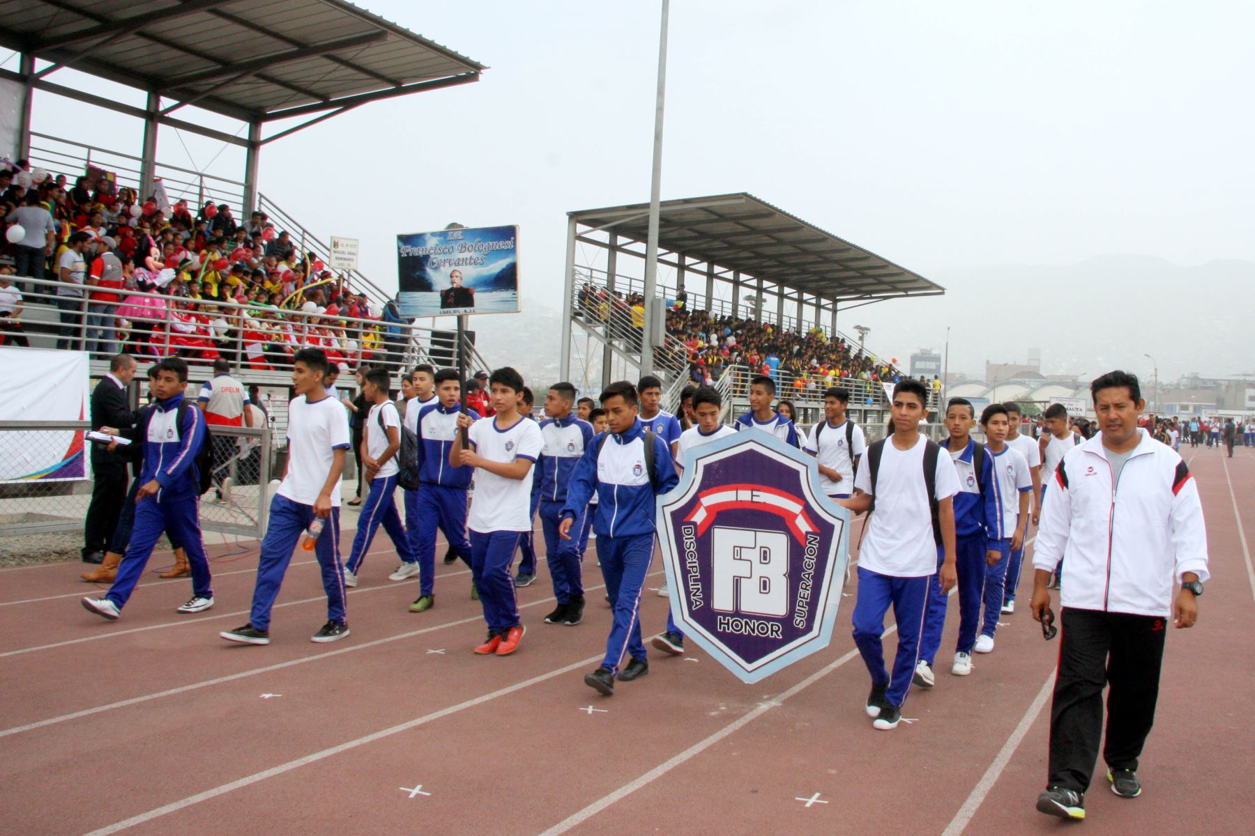 Se iniciaron los Juegos Deportivos Escolares Nacionales 2017. Foto: Andina/Difusión